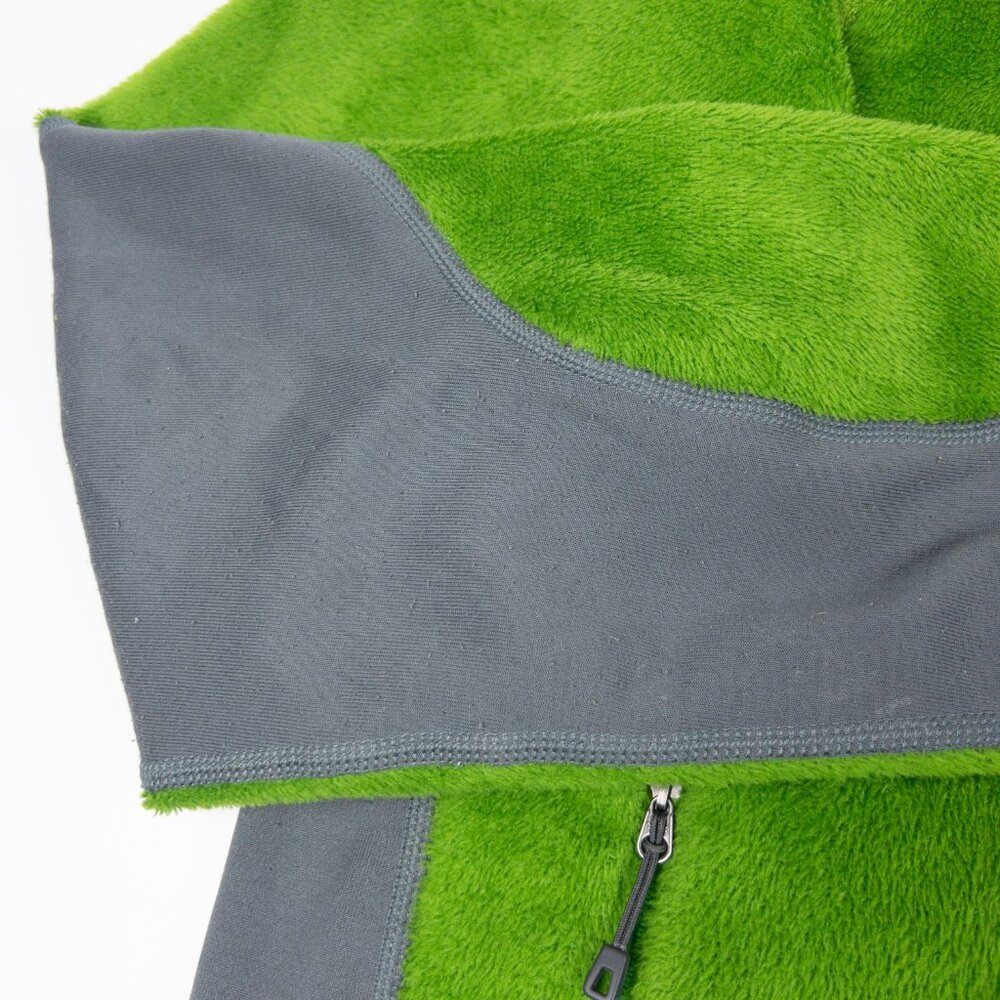 Patagonia R2 Fleece Jacket Men's XL Green Gray Full Zip Fuzzy Outdoor 25136 - Picture 13 of 13
